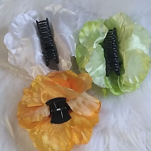 retro rose claw clips (3) - Picture 5 of 11